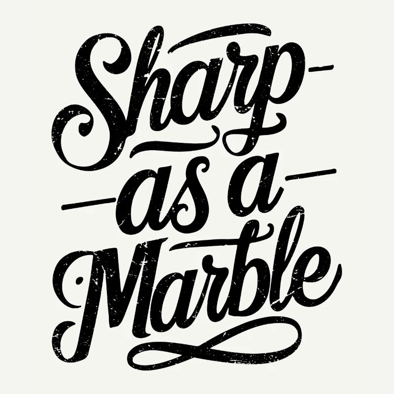 Sharp as a Marble
