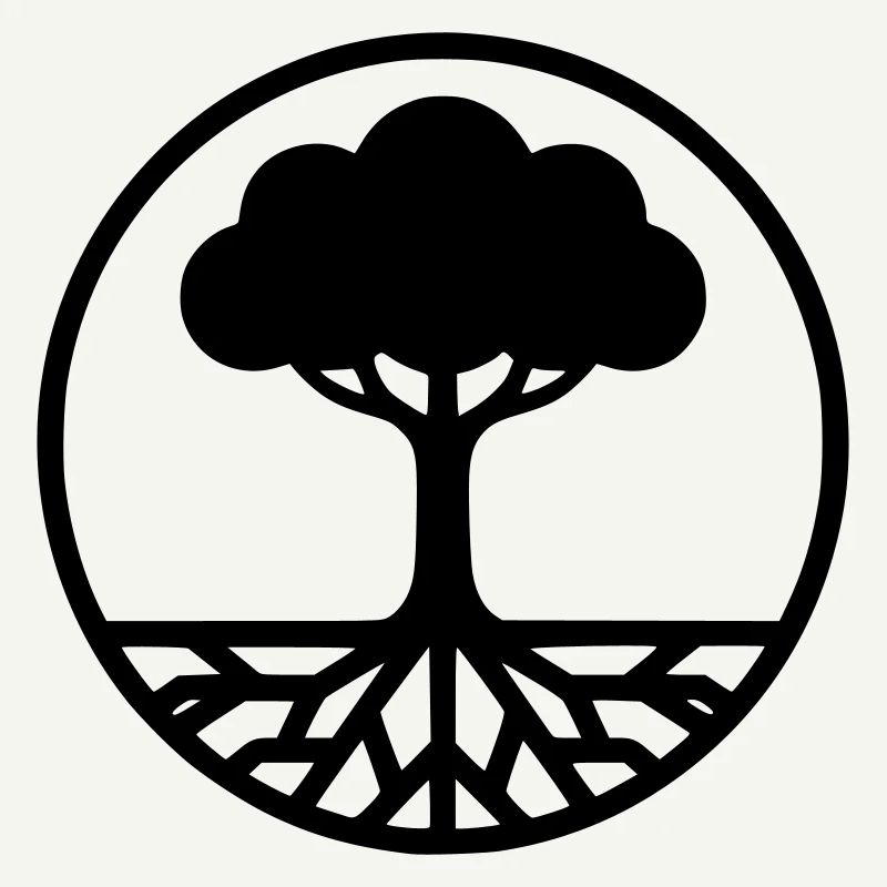 Baum des Lebens Silhouette