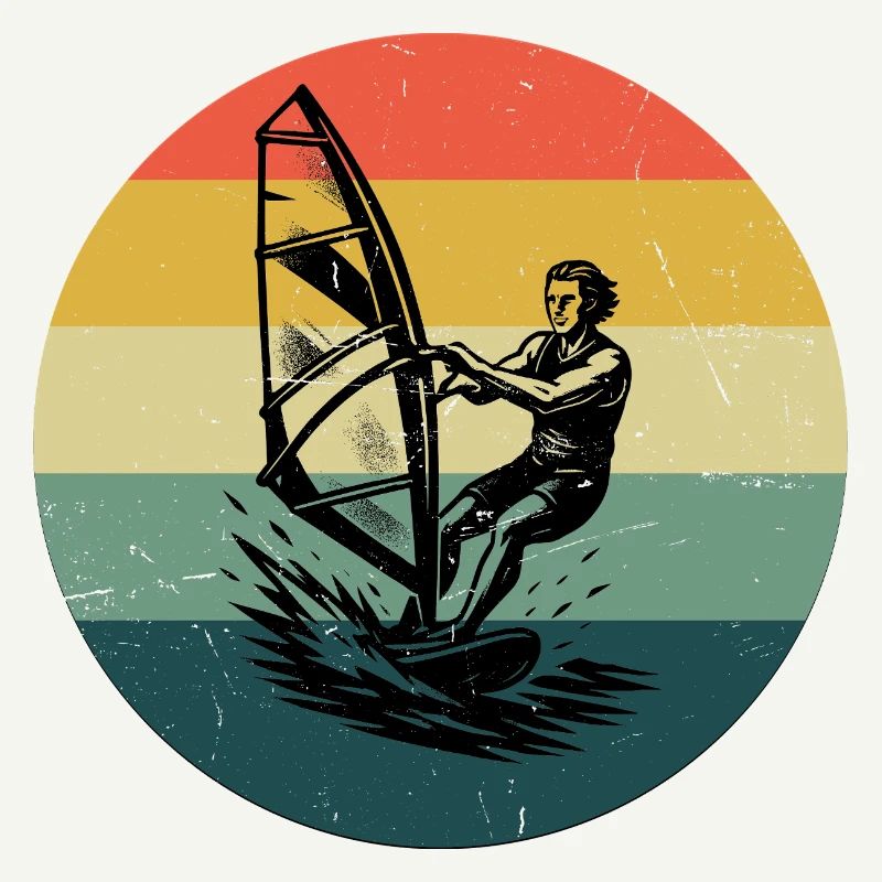 Modern Windsurfing Artwork