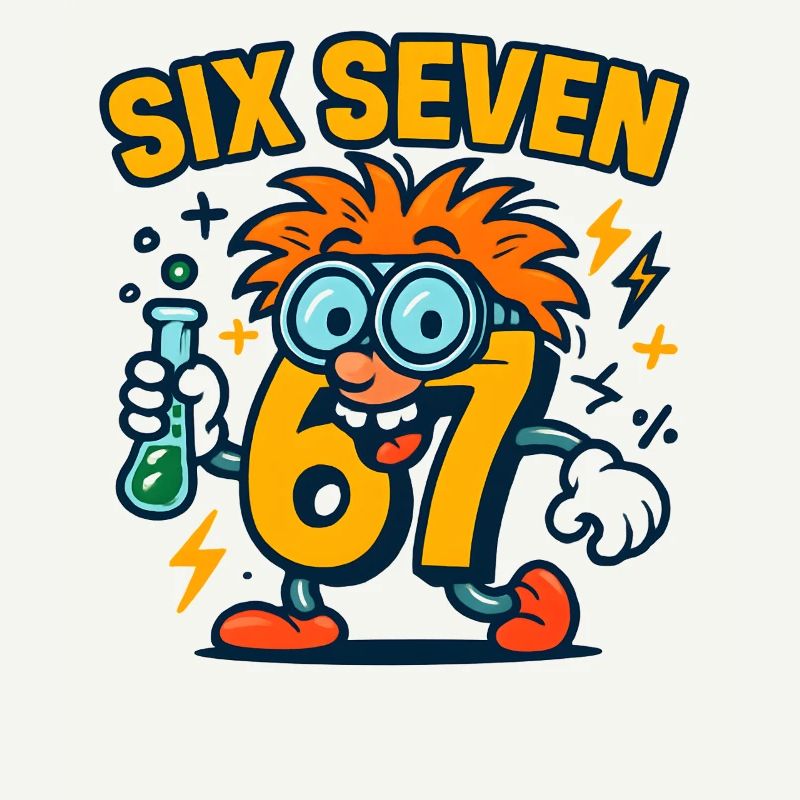 Six Seven 67 Science Humor Nerd Gift Idea