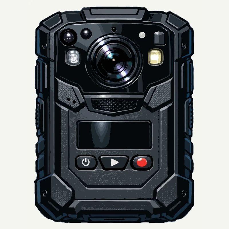 Illustration de caméra d’action robuste