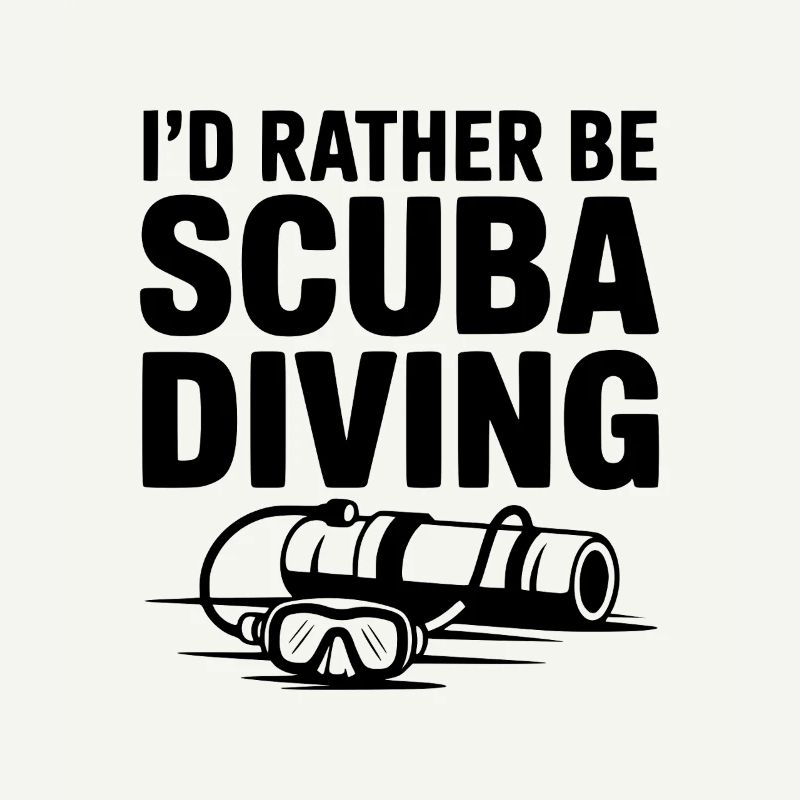 I'd Rather Be Scuba Diving