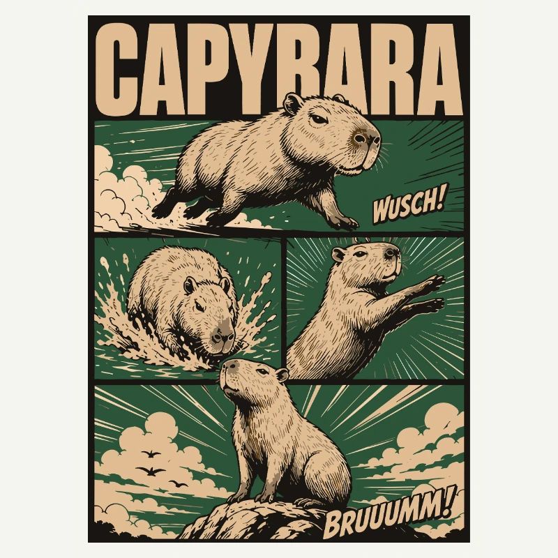 Chilliges Capybara Comic