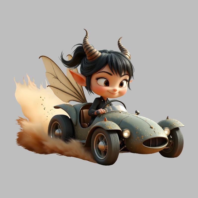 Gobelin d’aventure dans un wagon de sable