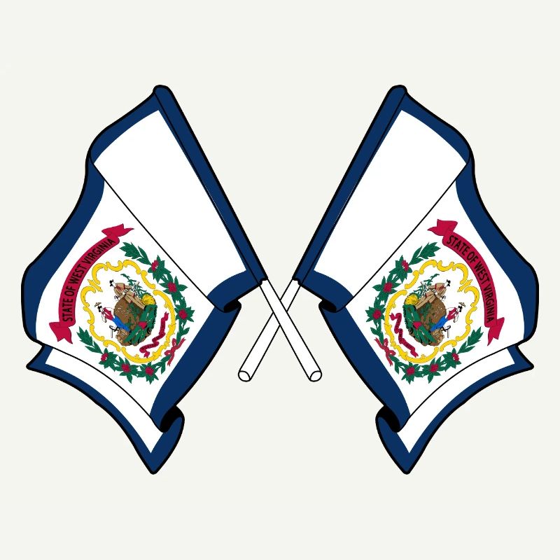 Deux drapeaux ont traversé la Virginie-Occidentale
