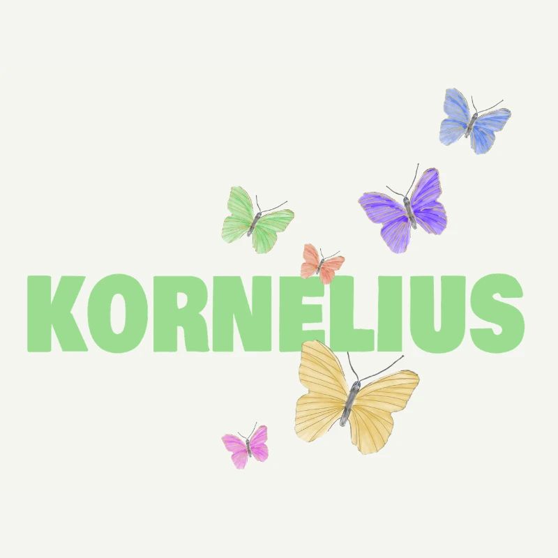Cornelius avec des papillons