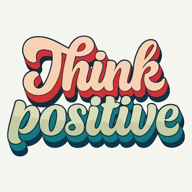 Think Positive Rétro Script