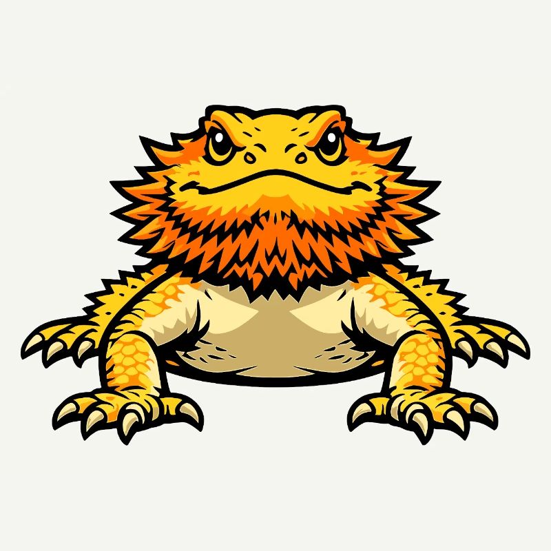 Flammensalamander Karikatur