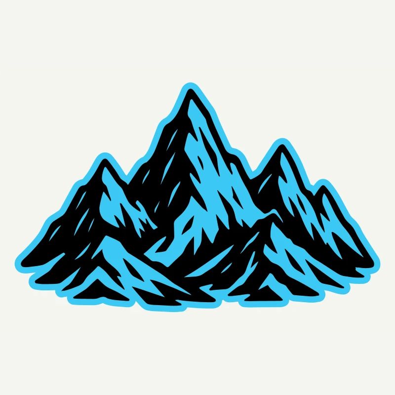 Icône du sommet des montagnes