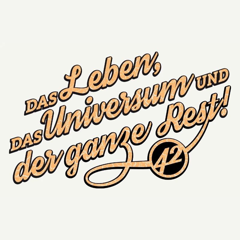 Sci Fi 42 Typografie Spruch