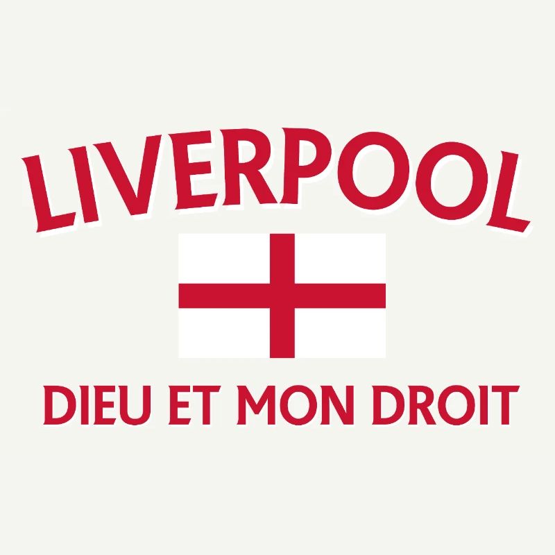 Le style de Liverpool avec le drapeau de l’Angleterre