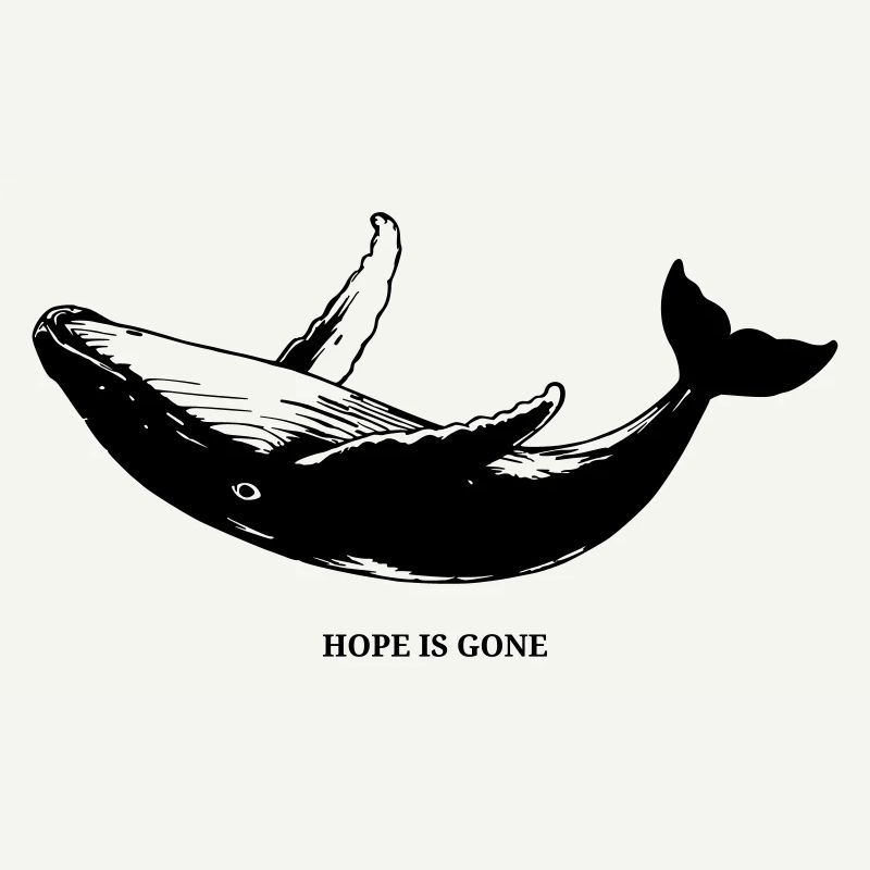 Hope is gone - black