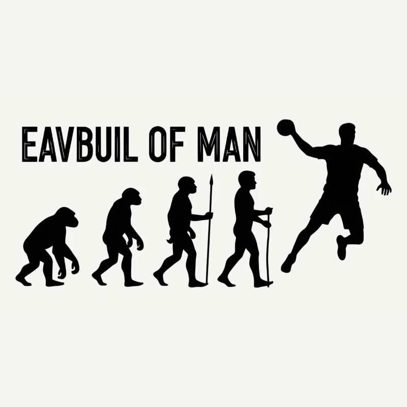 Evolution des Menschen Sprung