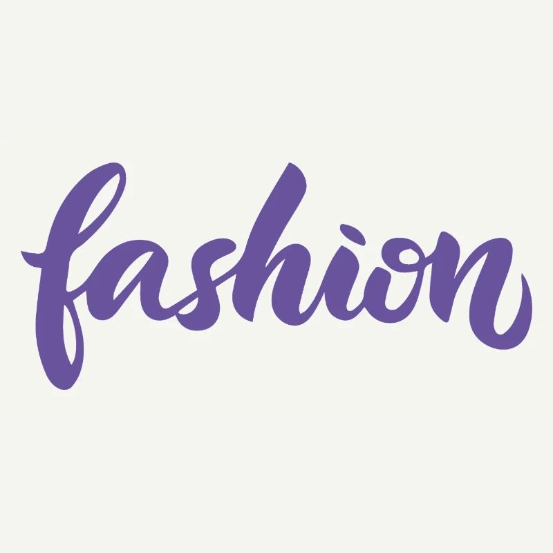 Tendance des écritures de lettrage mode violettes de mode