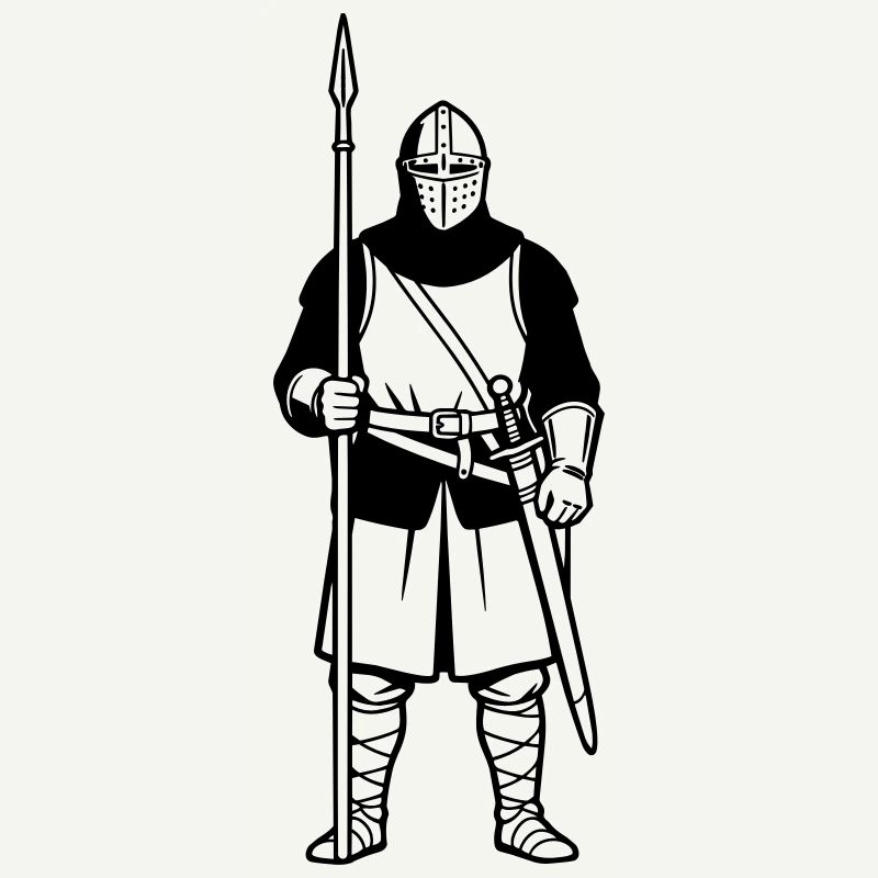 Knight with lance