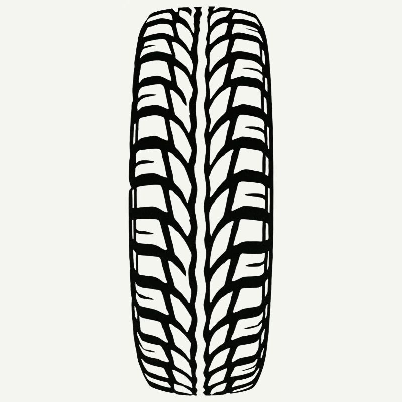 Tire Tread Groove Pattern