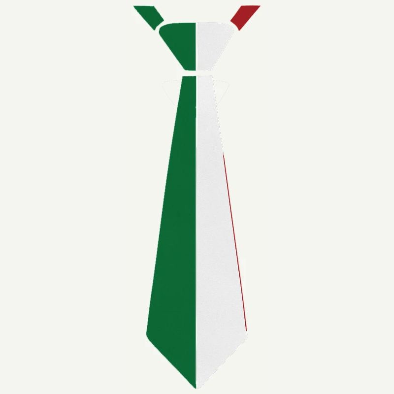 Cravate Italie – Conception du drapeau