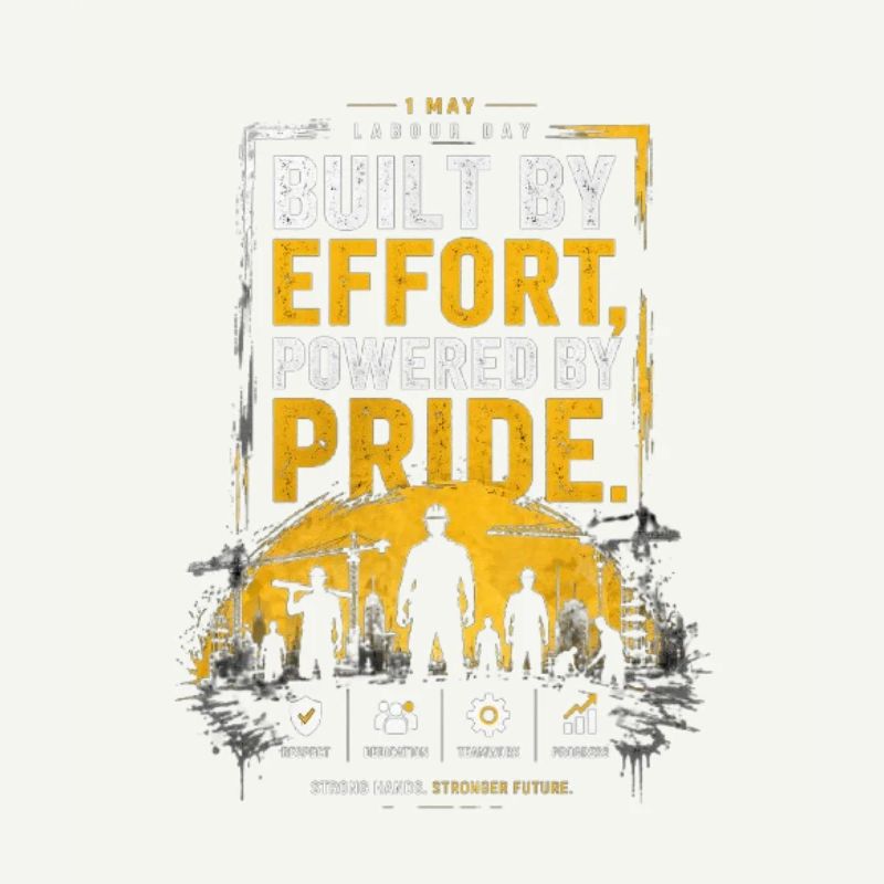 Built by Effort, Powered by Pride labord day