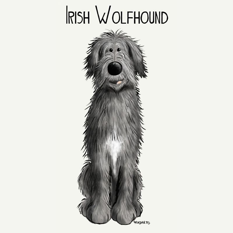 Lustiger Irischer Wolfshund