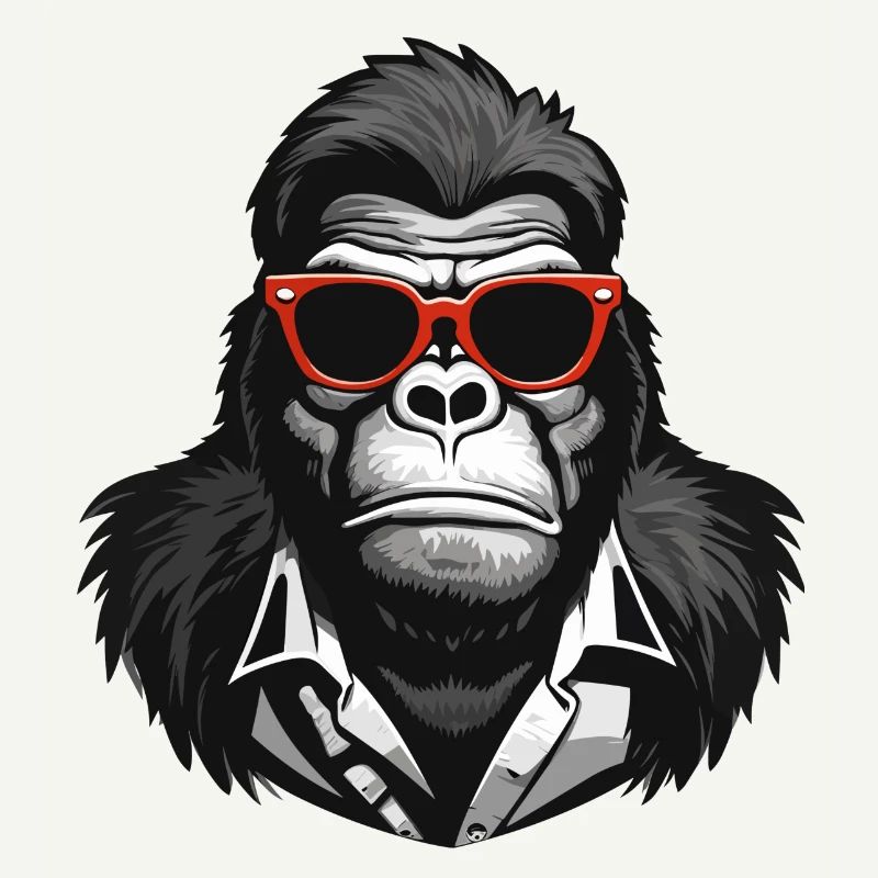 gorilla, monkey, primate