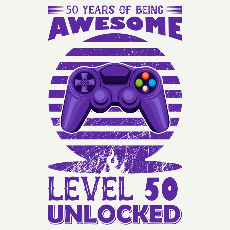 Retro Gaming Controller Motiv