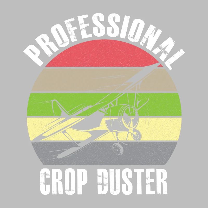 Cropdusting in Progress Crop Dusting Duster Plane
