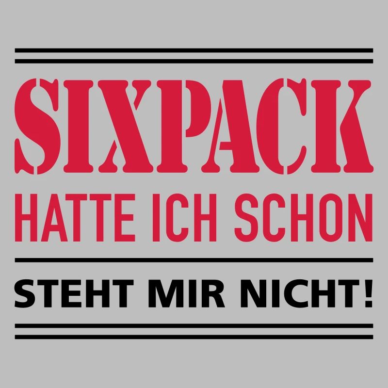 Sixpack Bier Bauch Muskel Body Builder Figur