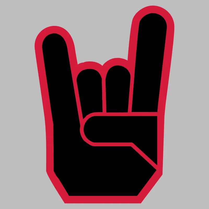 Rock Hand Pommesgabel Devilhand