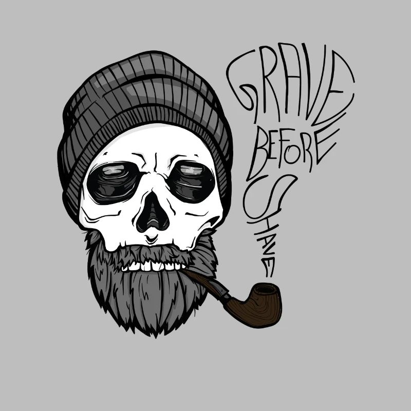 Grave before shave - beard design - 100% Bart