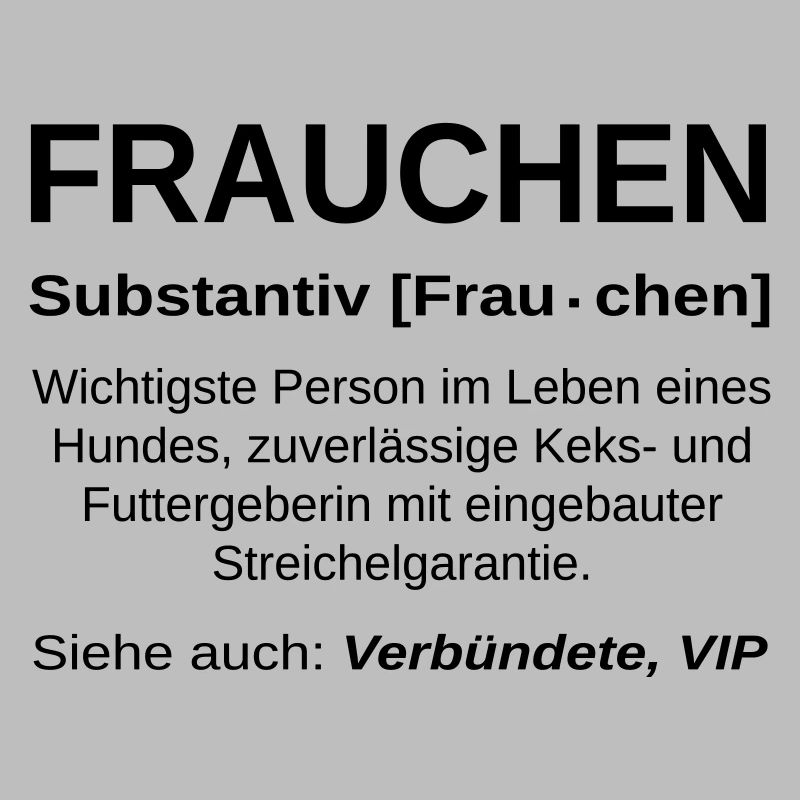 Frauchen Substantiv