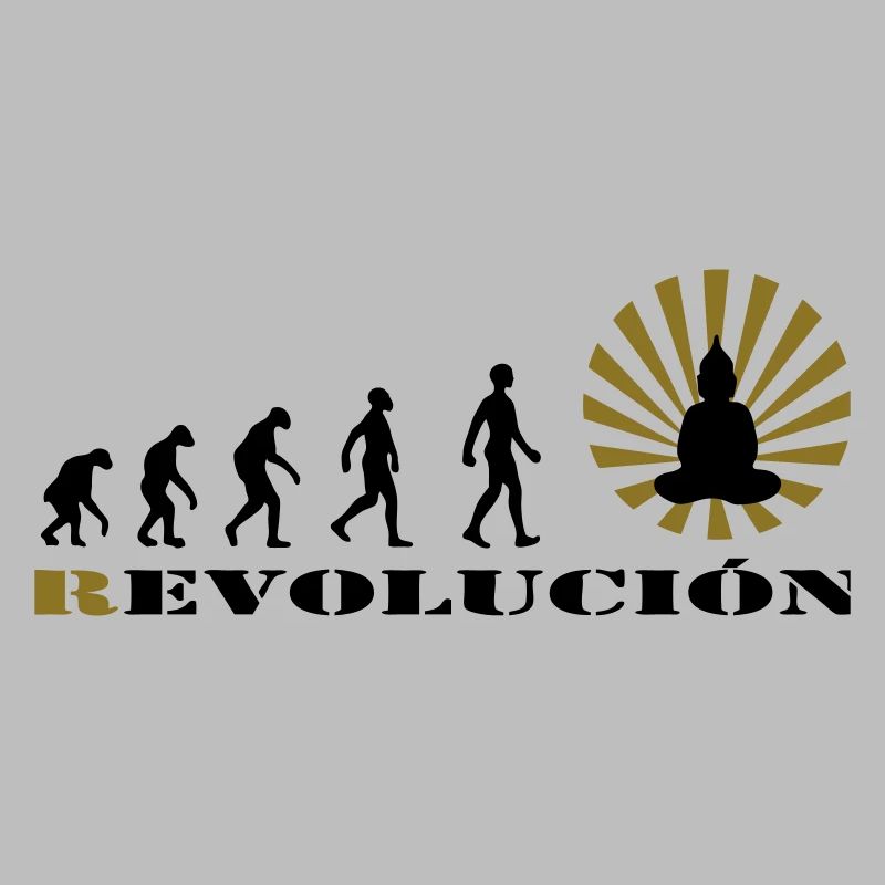 r-evolution, Evolution, darvin, revolution, Buddha