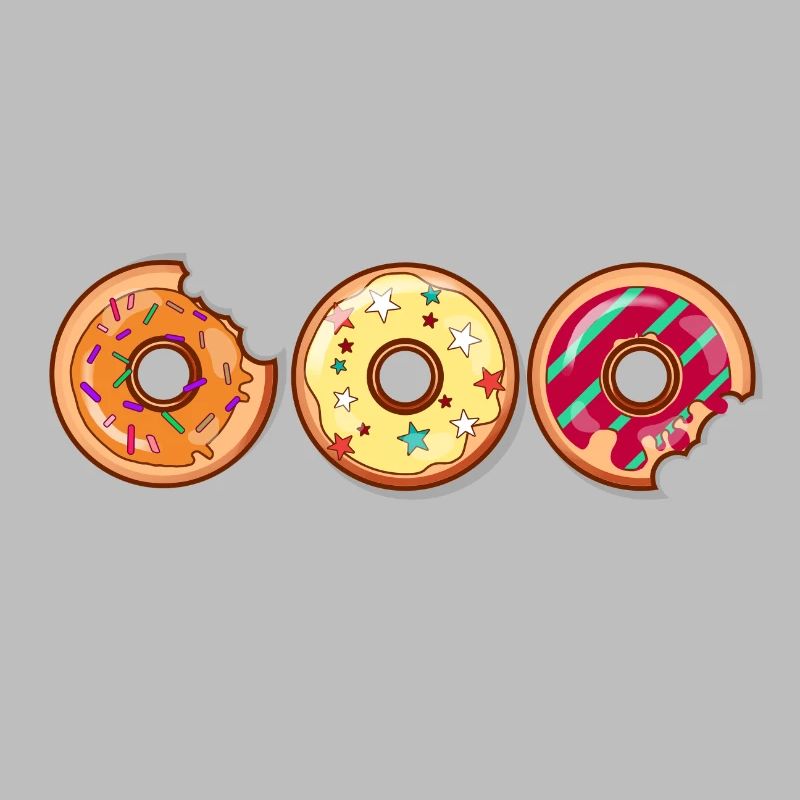 Donut Muffin Coole Kuchen Bild Bunt Geschenkidee