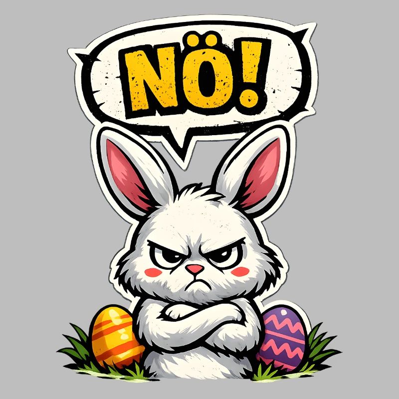 Lower Austrian Bunny Comic Easter Gift