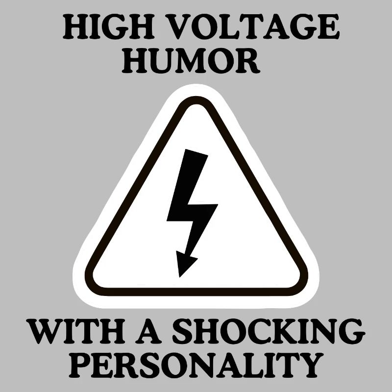 Lightning Warning Triangular Sign