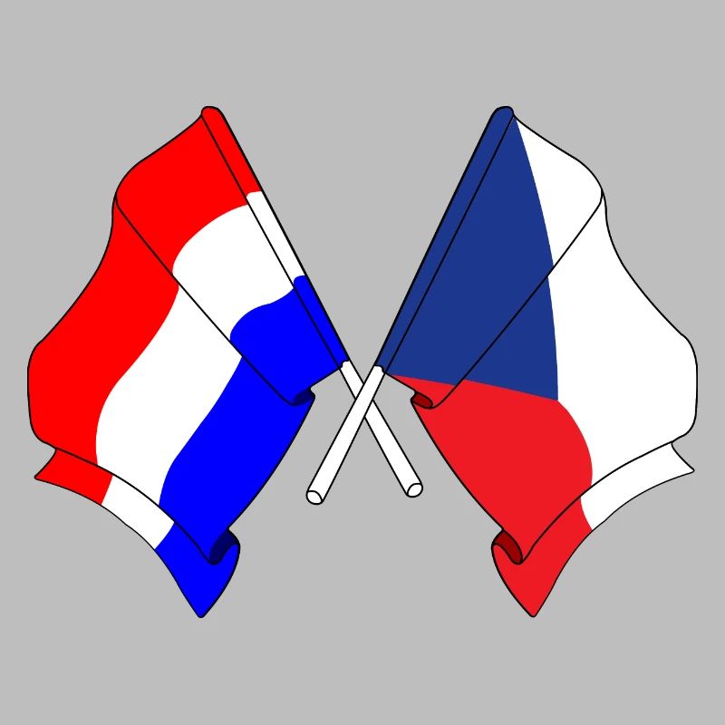 Drapeau des Pays-Bas, République tchèque