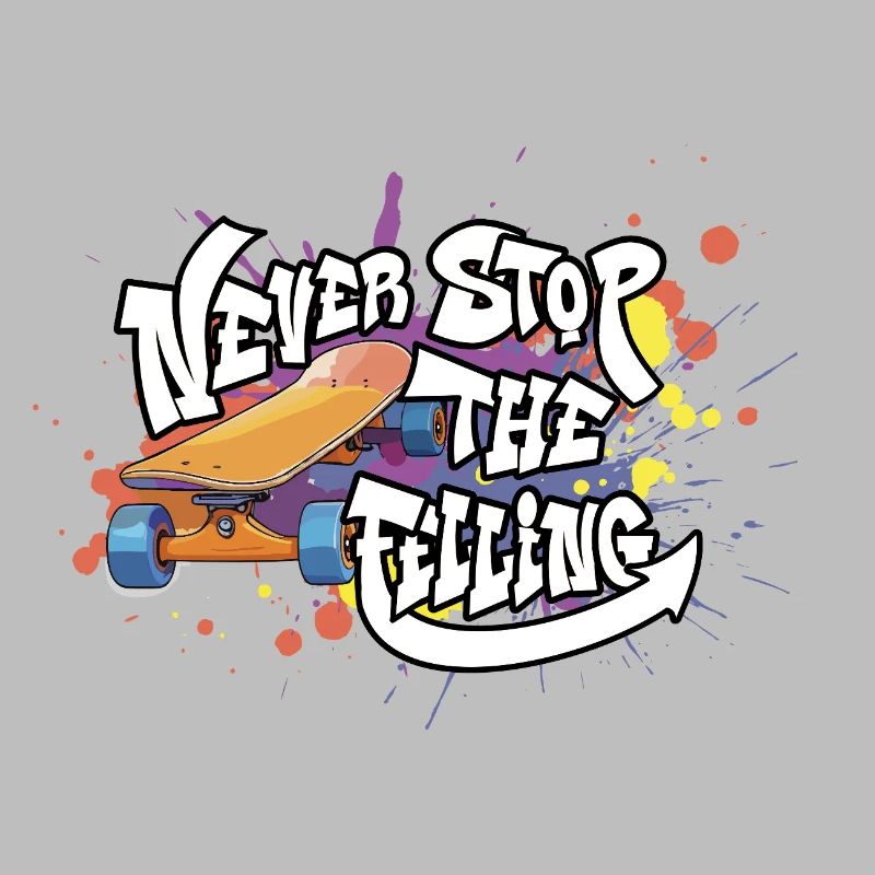 Skateboard Graffiti Motivation Design