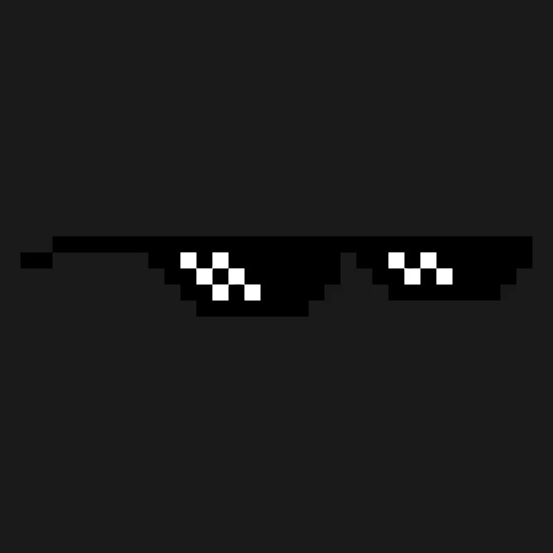 geek glasses pixel internet meme fun