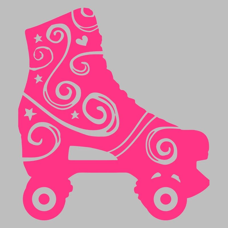 skates decorated 1c 2 / rollerskates