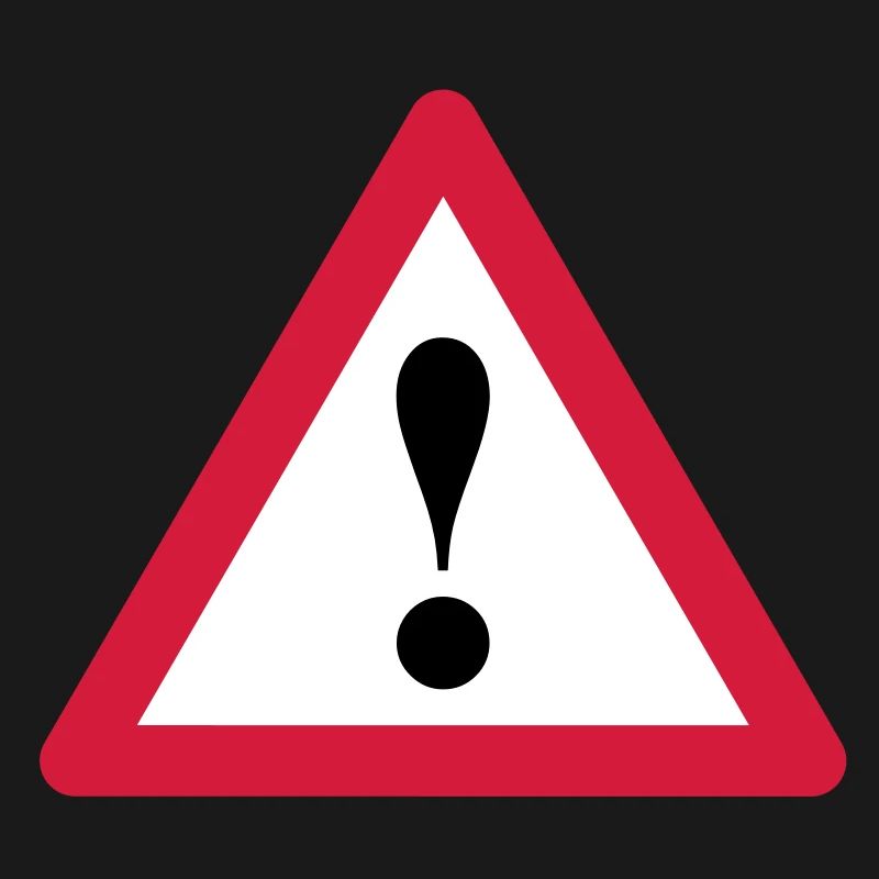 Sign exclamation mark
