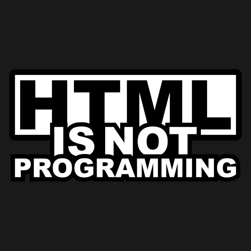 HTML est pas la programmation