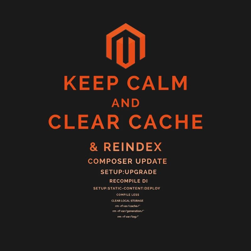 Keep Calm and Clear Cache Magento
