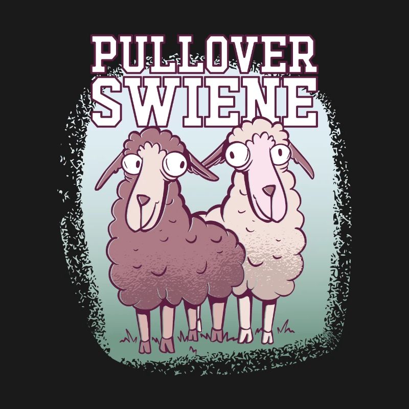 Pulloverswiene Plattdeutsch Ostfriesisch Schafe