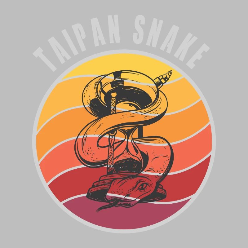 Conception de serpents Taipan / Idée cadeau