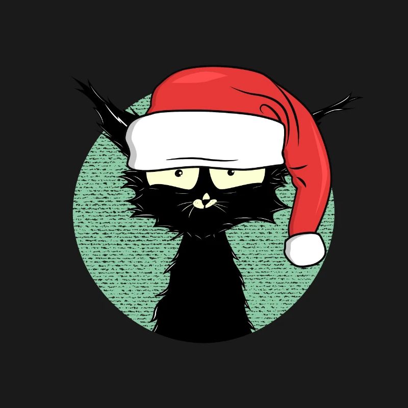 Pyjama chaton de Noël