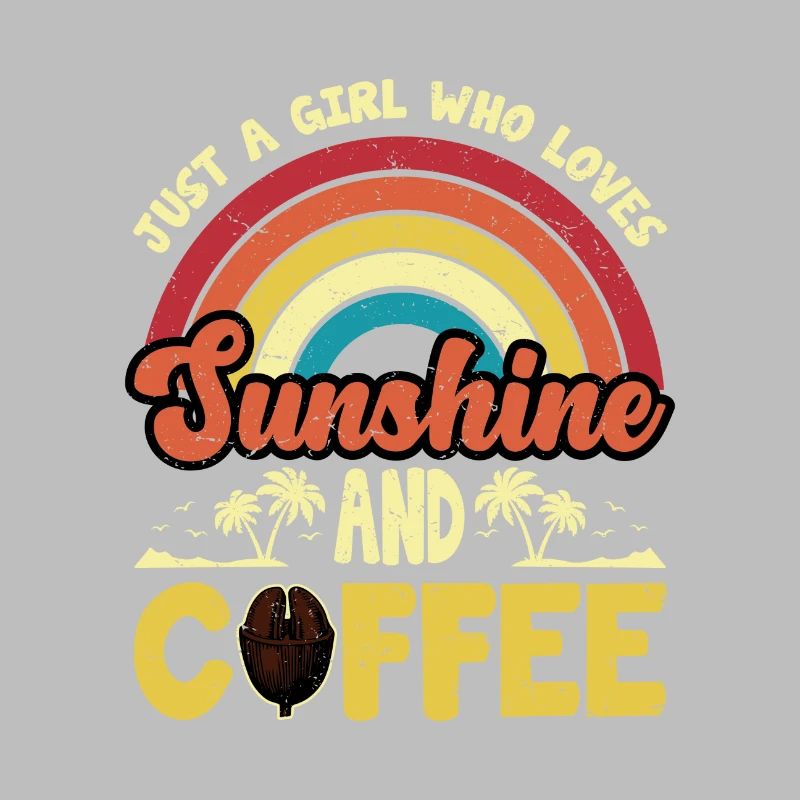 Nur ein Mädchen, das Kaffeedesign liebt