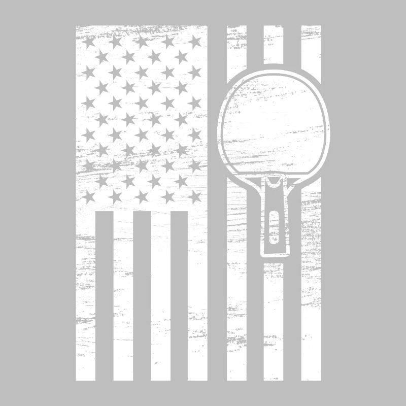 Ping Pong US Flag