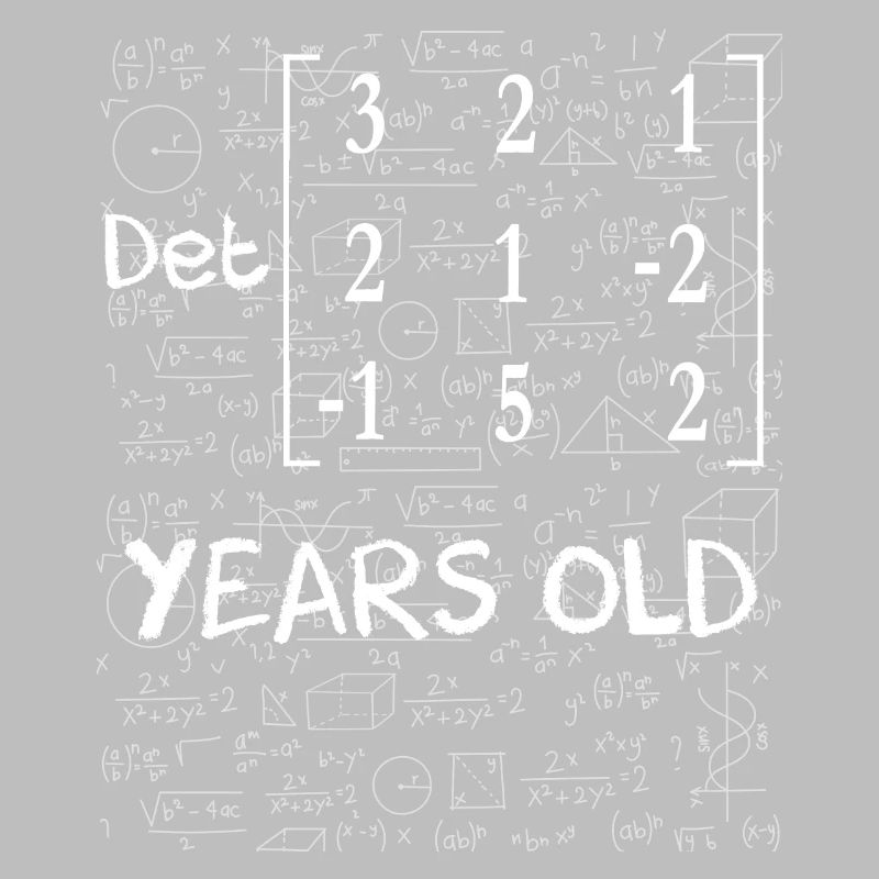 43rd birthday 43 years matrix determinant