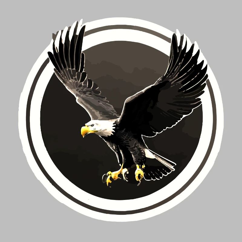 Eagle logo in circles