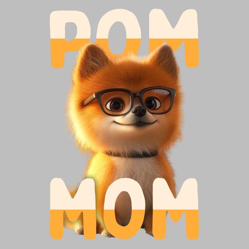 Pom Mom Zwergspitz Mommy Spitz Mama Muttertag Mom