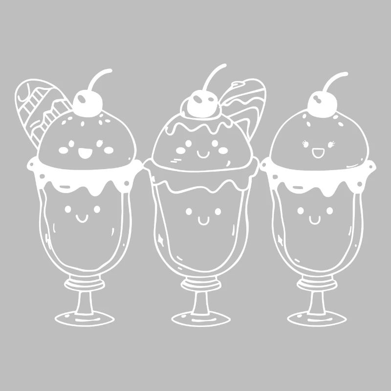 Eisbecher Comic Look
